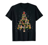 Yorkshire terrier Christmas Tree Santa Funny Dog Lover Gift T-Shirt