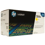 NEW Genuine HP 504A Yellow Laser Toner Cartridge CE252A LaserJet CP3525 CM3530