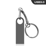 PEN DRIVE-Clé usb 3.0,support à mémoire de 2tb 64gb 256gb 128gb 512gb,disque flash en métal - Type Black-2 TO