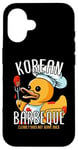 iPhone 16 Korean Barbeque Rubber Duck BBQ Grill Duckling Griller Case