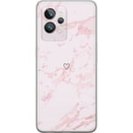 Mobilcover til Realme GT2 Pro med Rosa Hjerte motiv