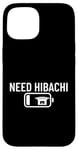 Coque pour iPhone 15 Batterie basse Hibachi japonaise nécessitant un Hibachi