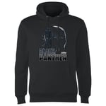 Sweat à Capuche Homme Black Panther Avengers - Noir - L