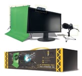 🥰 steelplay 4 en 1 hd streaming pack pc pro micro camera fond vert youtube st