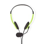 Nedis PC Headset On-ear med mikrofon - Grøn