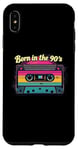 iPhone XS Max Born in the 90's Cassette Retro Look 90s Fans 90s Case