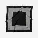 No 2 Silk Scarf - Black