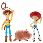 DISNEY TOY STORY MINI 4" FIGURE SET 3-PACK BRAND NEW WOODY, JESSIE, HAMM