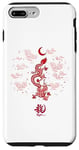 iPhone 7 Plus/8 Plus Red Japanese Dragon Case