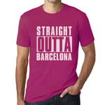 Homme Tee-Shirt Tout Droit Sorti De Barcelone - Straight Outta Barcelona - T-Shirt Graphique Éco-Responsable Vintage Cadeau Nouveauté