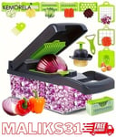 16 in 1 Mandoline Vegetable Slicer Cutter Chopper Grater Adjustable Julienne  