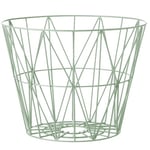 Ferm Living wire basket – mint - S