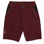 Race Face Nimby Ladies Bicycle Cycle Bike Shorts Deep Red