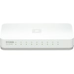 D-link Ethernet Switch 8-port, 10/100Mbps - Hvit