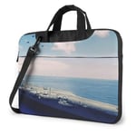 Laptop Shoulder Bag Carrying Laptop Case Aircraft Carrier Computer Sleeve Cover with Handle, Business Briefcase Protective Bag