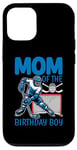 Coque pour iPhone 12/12 Pro Hockey Mom Of The Birthday Boy Hockey Family Matching gift