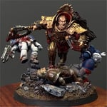 Warhammer the Horus Heresy Angron, Primarch of the World Eaters Legion Painted