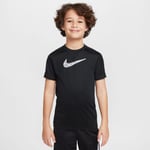 Nike Trophy23 SS Topp Str. XS 122-128 Junior - Svart T-skjorte for aktive barn