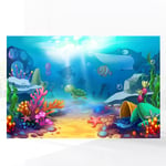 1pc cartoon photo backdrop under the sea under the sea backdrop baby shower