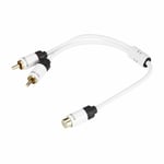 Real Cable Moniteur YRCA-1, subwoofer Y-kabel 1F-2M