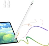 Stylet Pour Ipad (2018-2024) Apple Pencil Avec Rejet De La Paume Et Sensibilité À Linclinaison Stylet Pencil Pour Ipad 10/9/8/7/6E Génération, Ipad Mini 6/5E Génération, Ipad Air 6/5/4/3E