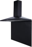 SIA SP100BLACK 100cm x 75cm Black Toughened Glass Kitchen Splashback