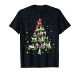 Cute English Pointer dog Christmas Tree gift decor Xmas tree T-Shirt