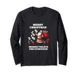 Merry Christmas Skibidi Toilets for everyone! Long Sleeve T-Shirt