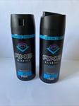 2 X Axe Marine Deodorant Body Spray 150ml 24 H Fresh