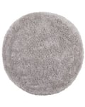 Tapis à poil long moderne en polyester gris CIDE