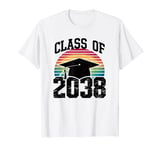 Class of 2038 Grow With Me Prek to 12th First Day of School T-Shirt