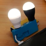 Nyaste Mini USB LED-ljus Bärbar 5V 5W Energisparande Kullampa Lampa För Laptop USB -uttag white