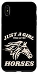 iPhone XS Max Just a Girl who Loves Horses for Horse Loving women girls Case