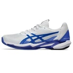 ASICS Homme Solution Speed FF 3 Clay Sneaker, White/Tuna Blue, 47 EU