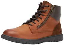 Geox Homme U Ghiacciaio Bottines à la Cheville, Cognac, 46 EU