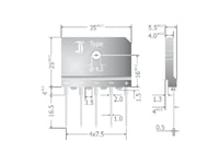 Diotec Dbi25-12A Brygglikriktare Sil-5 1200 V 25 A Trefas