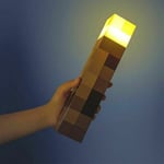 Minecraft Game Led Torch Desk Lampe De Chevet Veilleuse Décoration de la Maison Dolaso