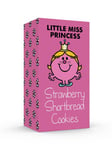 Mr Men Little Miss Princess Strawberry Shortbread Cookies Carton 150 g