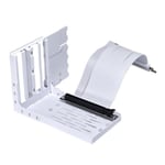 Lian Li Lian Li Universal 4- Slots Vertical GPU bracket with PCIe 4.0 riser cable White - for full tower/ATX cases