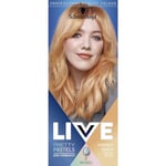 Schwarzkopf LIVE Pretty Pastels Semi-permanent Peach Copper Hair Dye, Lasts U...