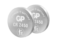 Gp Batteries Lithium 0602450C2, Engångsbatteri, Cr2450, Litium, 3 V, 2 Styck, 600 Mah