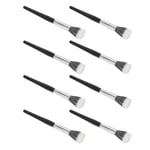 8Pcs Makeup Brush Set Soft Bristles Flat Top Stippling Brush Cosmetic Brush GFL