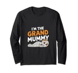 I'm The Grand Mummy Funny Grandma Family Halloween Long Sleeve T-Shirt