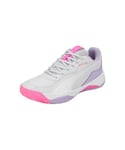 Puma Women Nova Smash Wn'S Tennis Shoes, Silver Mist-Puma White-Vivid Violet, 36 EU