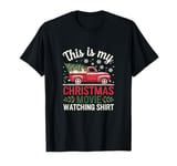 This Is My Christmas Movie Watching Shirt Red Vintage Truck T-Shirt