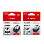 Canon PG-545XL Black/CL-546XL Colour Photo Paper Value Pack For PIXMA TR4551