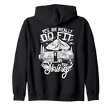 Pop Up Camping Pop Up Trailer Pop Up Camper Zip Hoodie