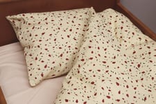 By Mats - Bed Linen Baby Size 70 x 100 cm -  Ladybug Leaf (MAT140)