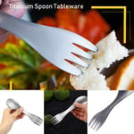 titanium alloy EDC Outdoor tool Cutlery Fork Spoon Cookware Ultralight Spork