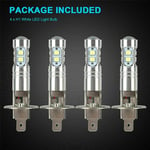 8 Pièces Séries H1 LED Ampoules de Conduite Brouillard Phare 6000K Super Blanc 200W